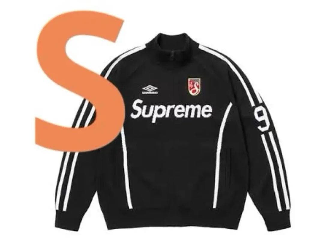 ウェア Supreme Umbro Zip Up Sweater Black