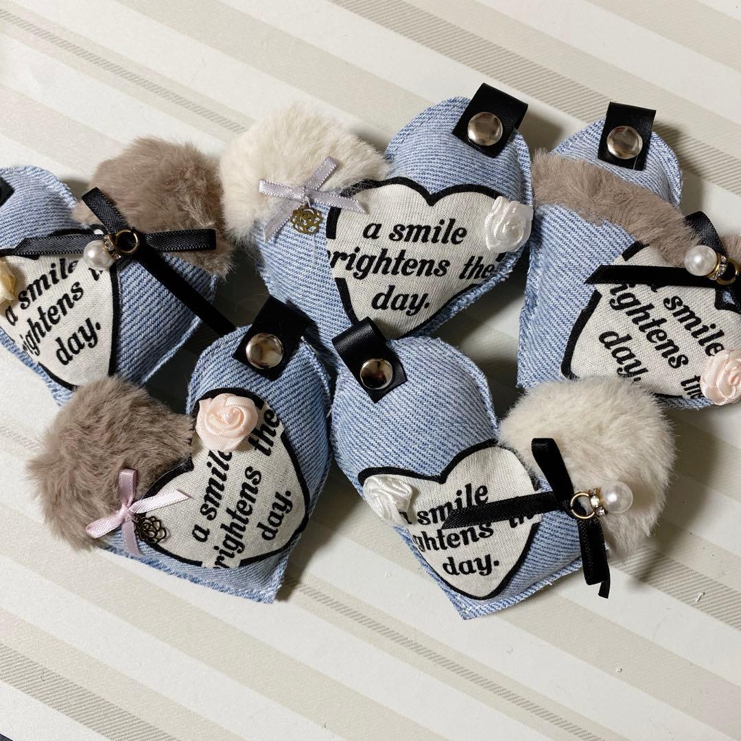 いちごパフェ★　デニムリメイクチャームお取り置き❷