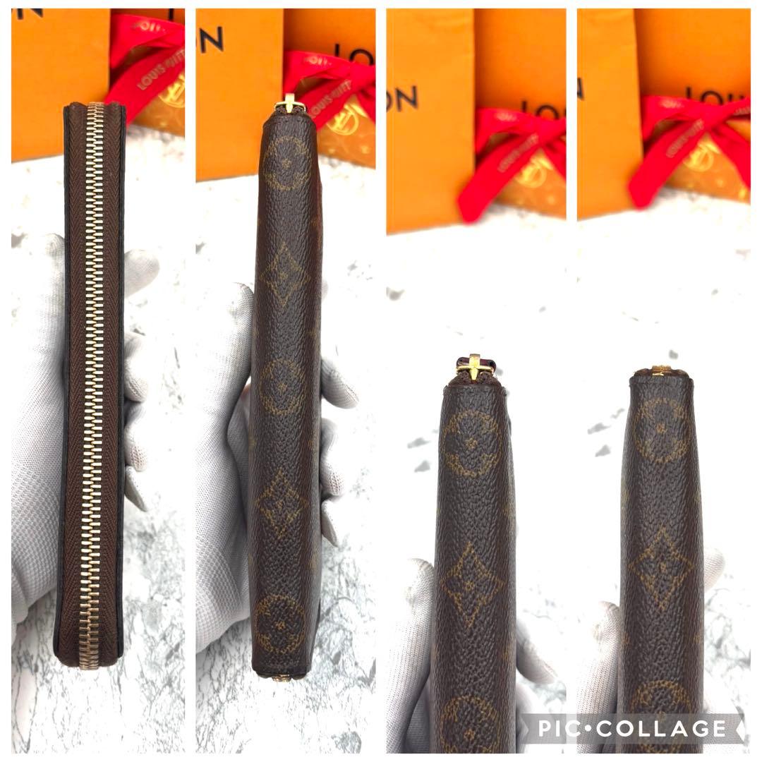 【極美品】 ルイヴィトン モノグラム クレマンス フューシャ 長財布