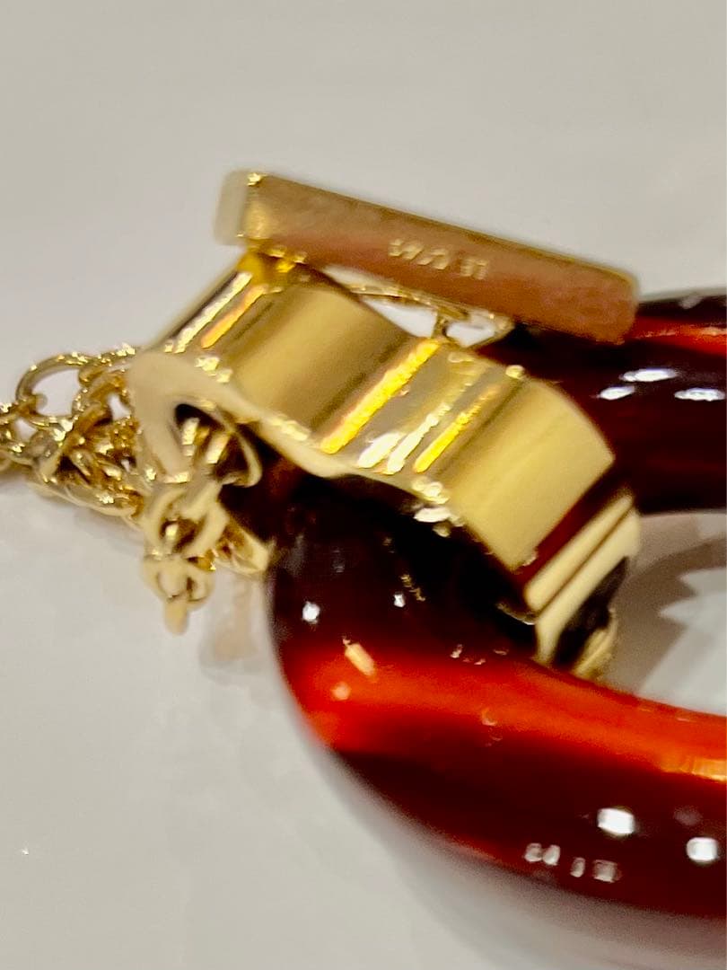 良品☆ヴィトン　ネックレス ロゴ　ＬＶ　パンダンティフ ギミアクルー ガルーシャ