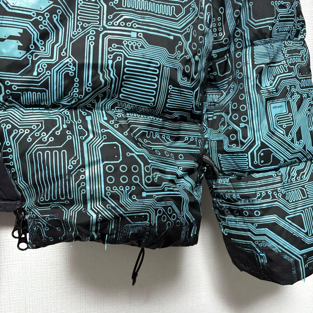 Nitraid ナイトレイド ダウンジャケット サーキット柄 L