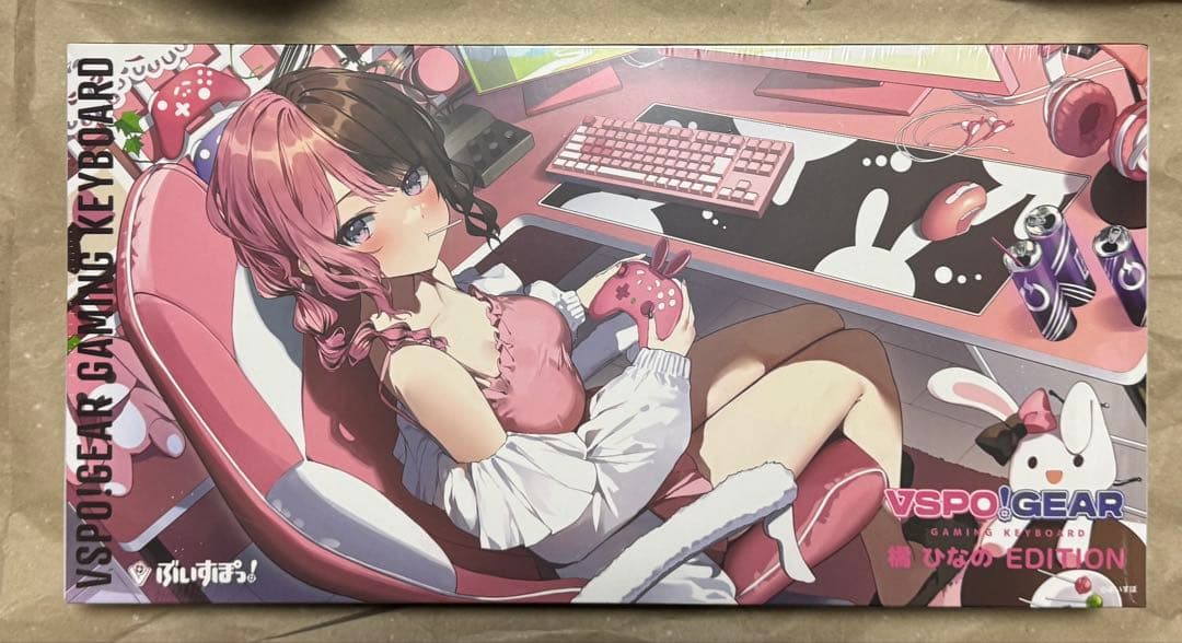 ぶいすぽ　VSPO! GEAR　ゲーミングキーボード　橘ひなの Edition