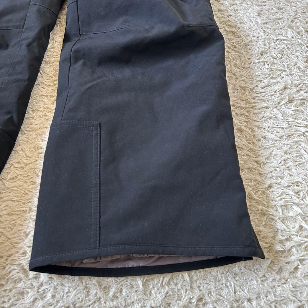 デサント❣️スキーウエア 中綿パンツ サスペンダー付き　 黒 スキーパンツ　撥水