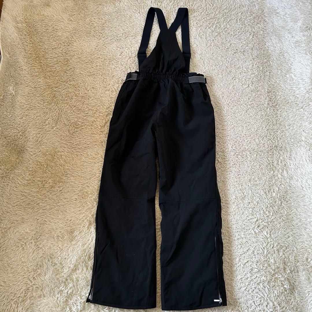 デサント❣️スキーウエア 中綿パンツ サスペンダー付き　 黒 スキーパンツ　撥水