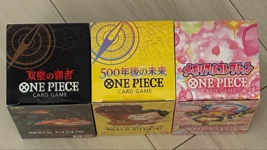 ワンピースカード　3BOX　テープカット