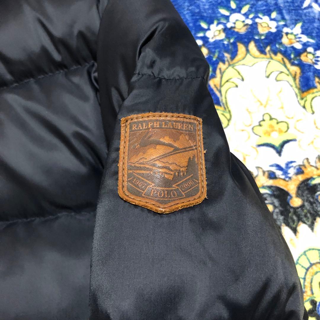 ラルフローレン　ダウンジャケット　黒　Mサイズ