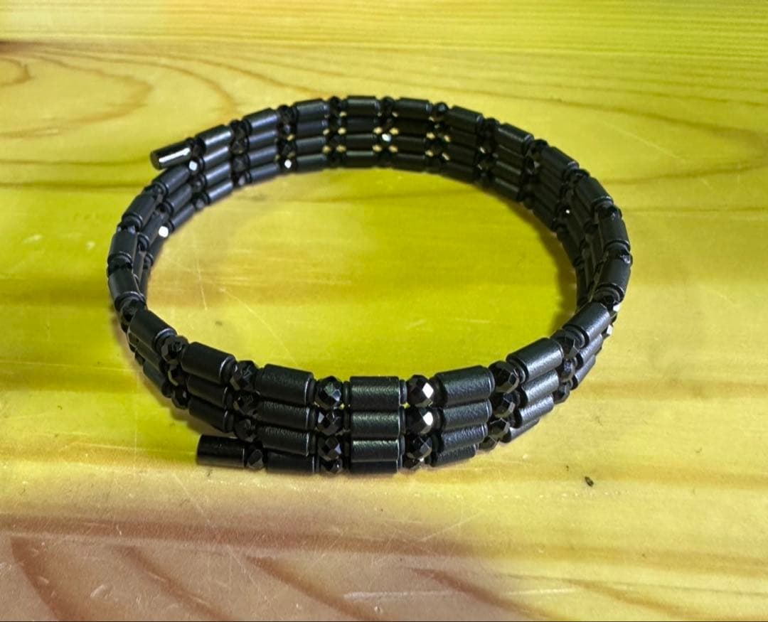 G1727 COREFORCE ループブラックスピネルCFL70 ブレスレット