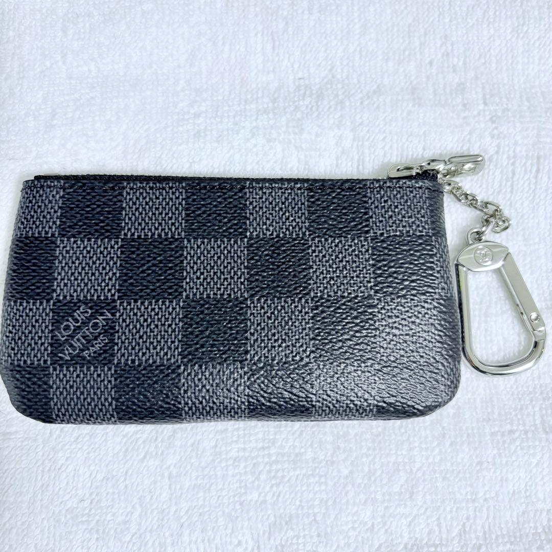ルイ・ヴィトンダミエ グラフィットポシェット クレN60155