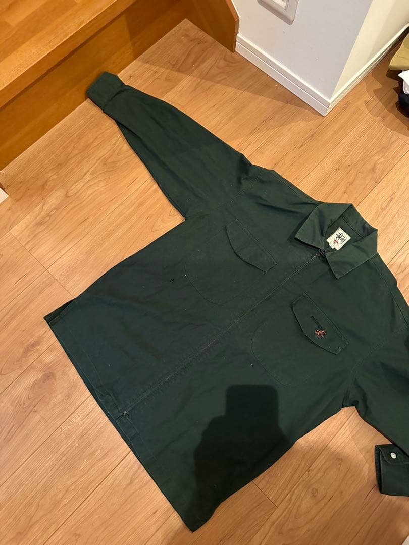 90s stussy ワークジャケット　ベア　白タグ