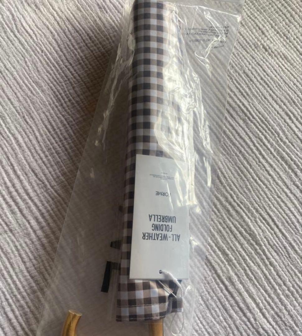 FORME チェック柄 折りたたみ傘