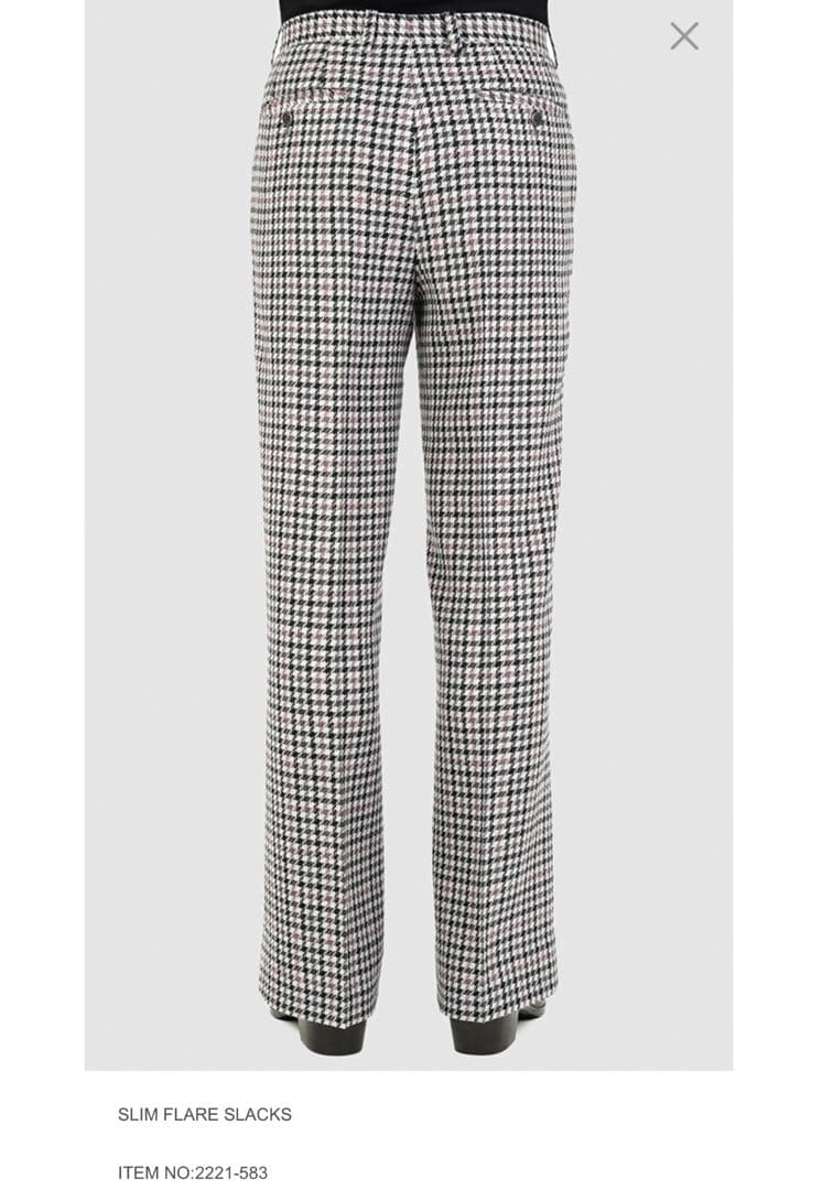 パンツ LAD MUSICIAN SLIM FLARE SLACKS