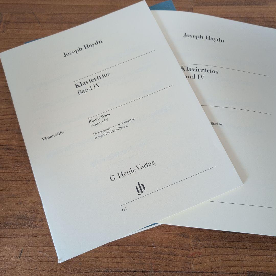 ハイドン 楽譜　ヘンレ版　三重奏曲　第4巻