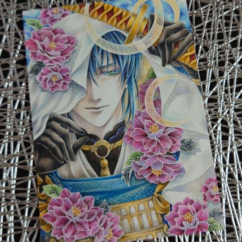 m*a様 手描きイラスト◆ファンアート【三日月宗近 朧】