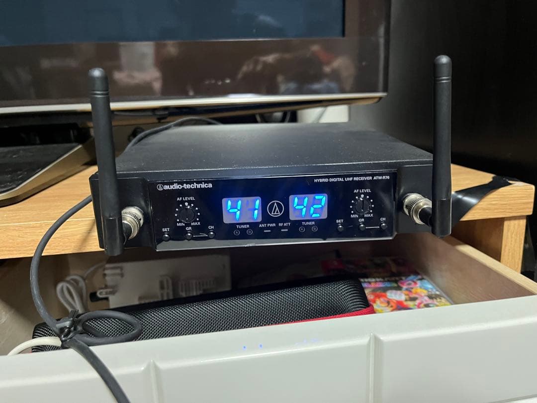 や*う様 audio technica ワイヤレスマイク&レシーバー