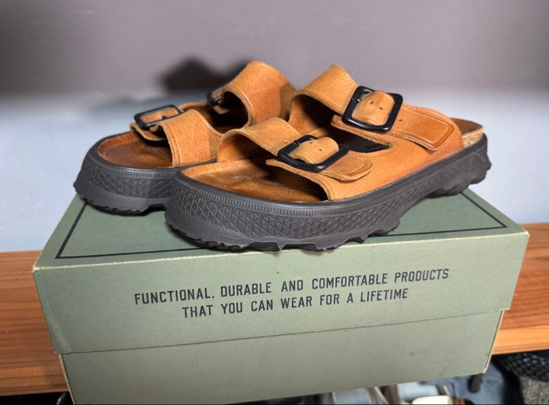 【廃盤】即完売品　ナイジェルケーボン　レザーサンダル　サイズM