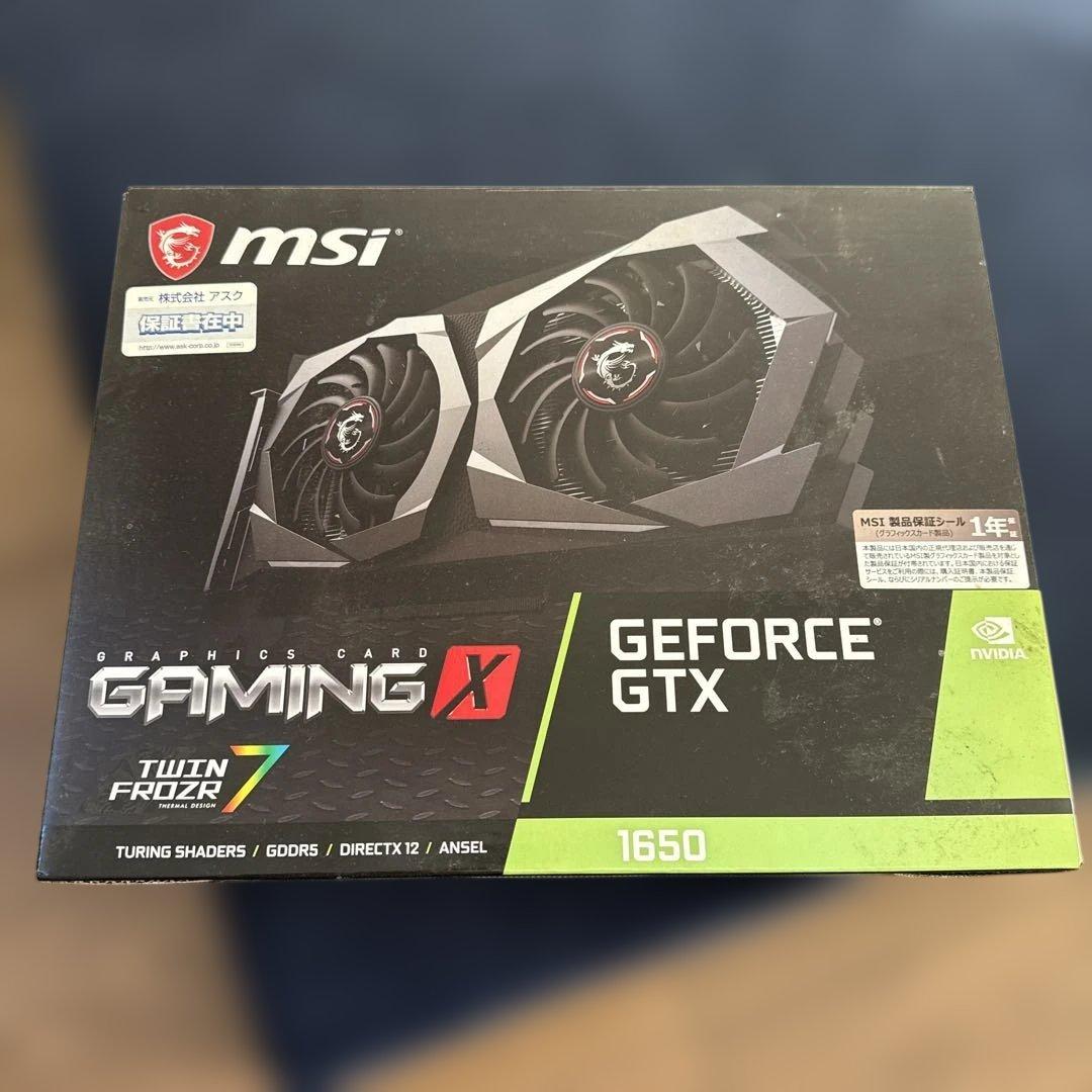 グラフィックボード・グラボ・ビデオカード MSI GeForce GTX 1650 Gaming X 4G
