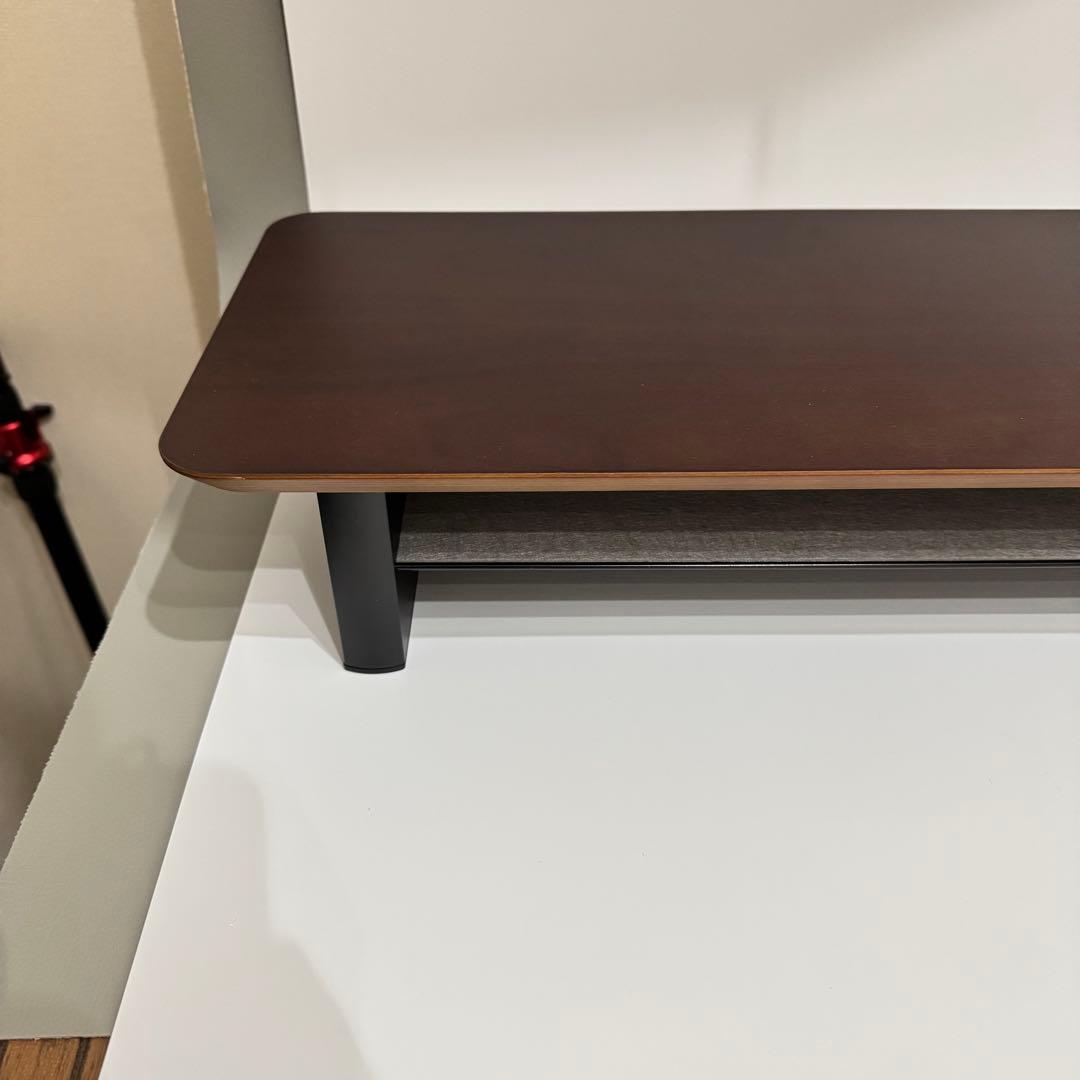 amesoba デスクシェルフ MINI ミニ (ダークウォールナット)