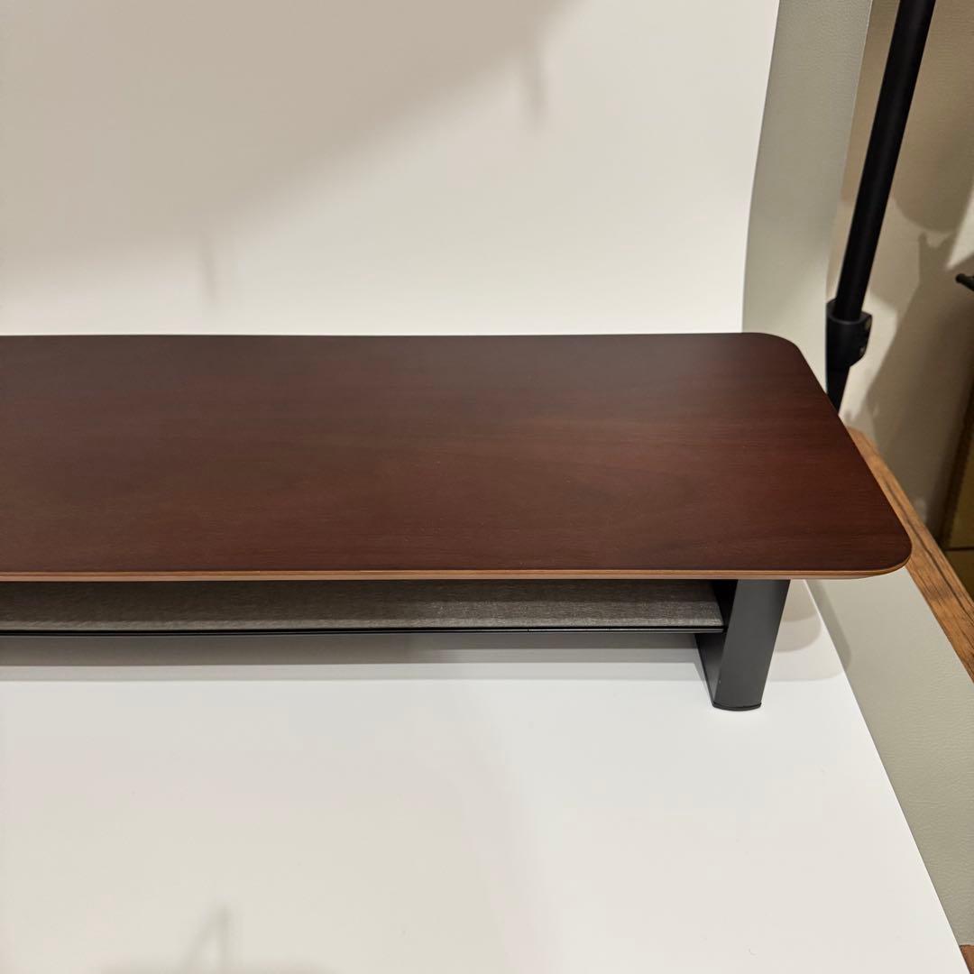 amesoba デスクシェルフ MINI ミニ (ダークウォールナット)