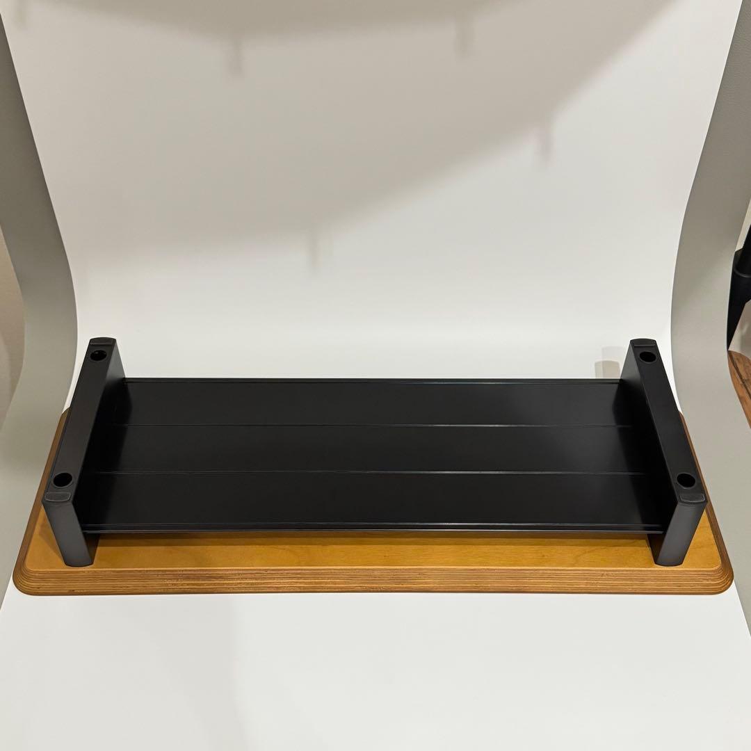 amesoba デスクシェルフ MINI ミニ (ダークウォールナット)