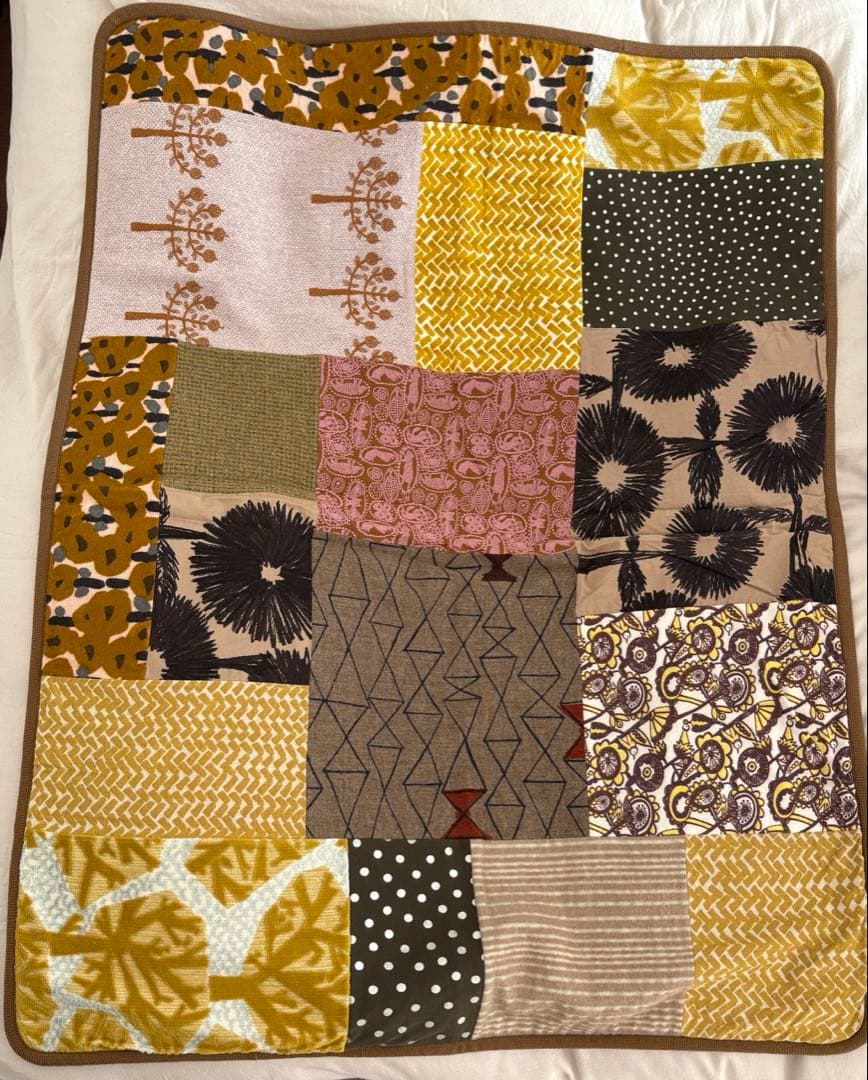 ミナペルホネン　ピースブランケット　piece,peace blanket