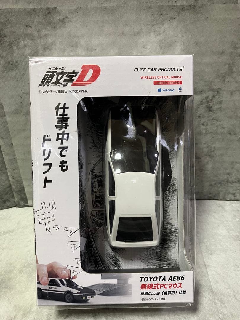 無線マウス トヨタ AE86 ハチ 頭文字D 藤原とうふ店 ワイヤレス