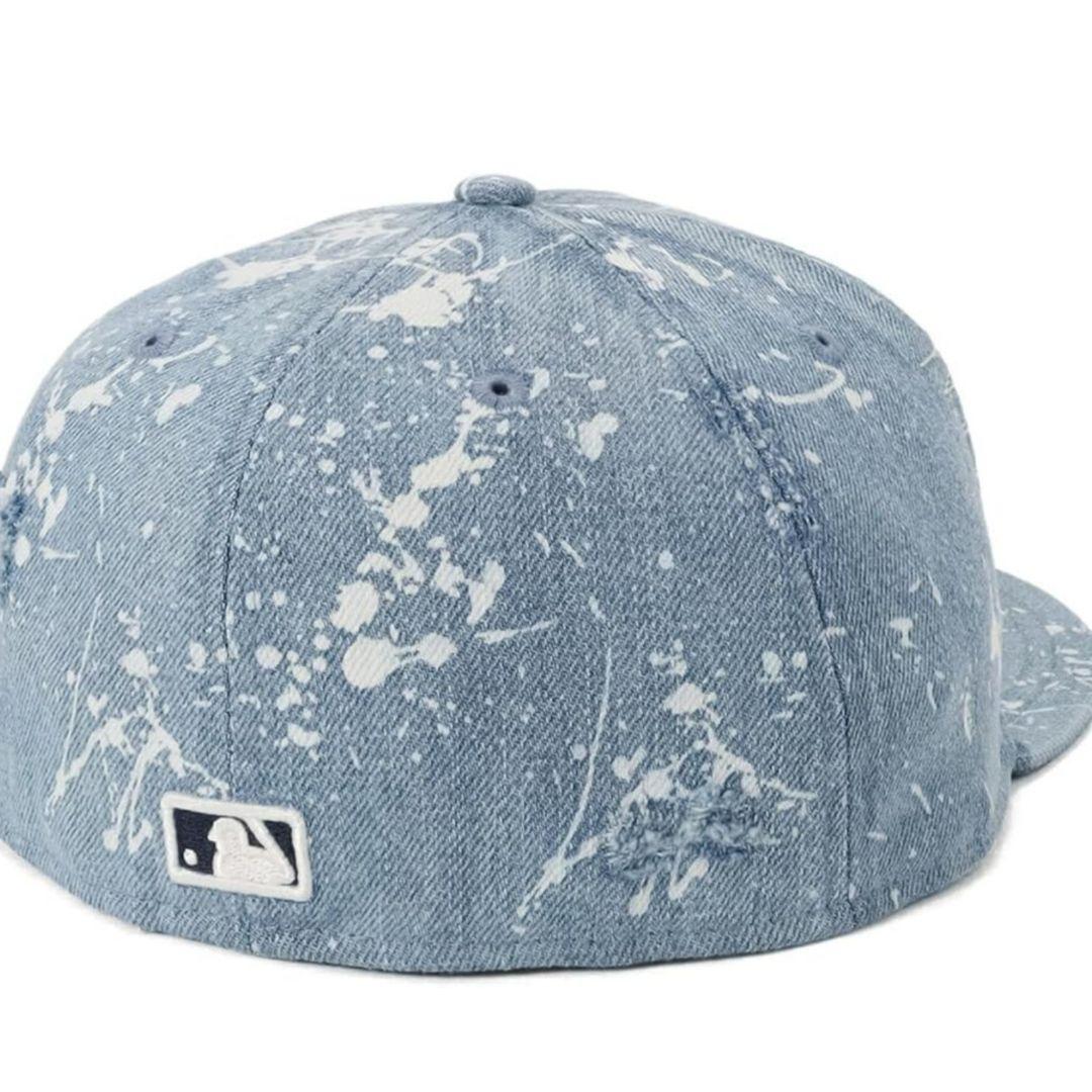主*婦様 NEW ERA 59FIFTY ドジャース デニム ダメージ加工 7