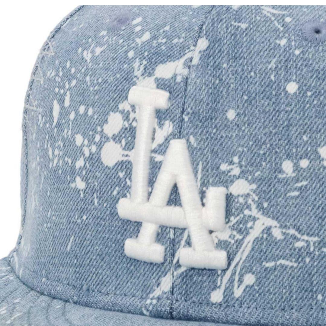 主*婦様 NEW ERA 59FIFTY ドジャース デニム ダメージ加工 7