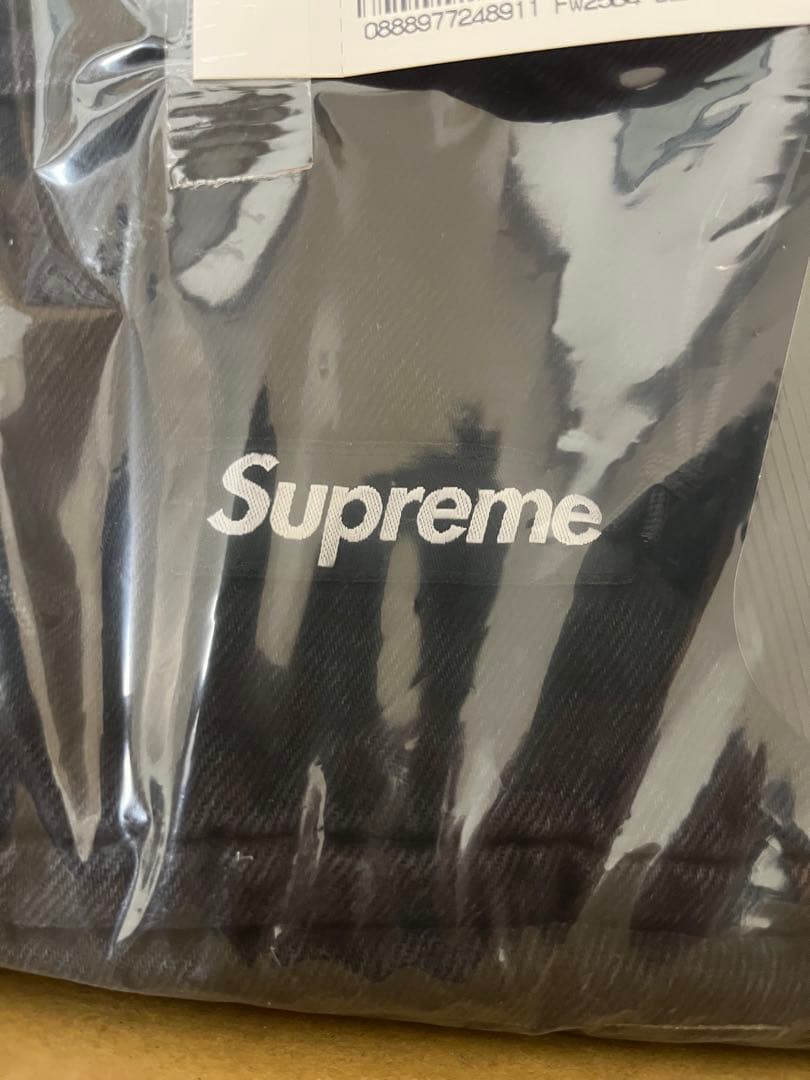 supreme Denim Shoulder Bag ブラック 新品未使用