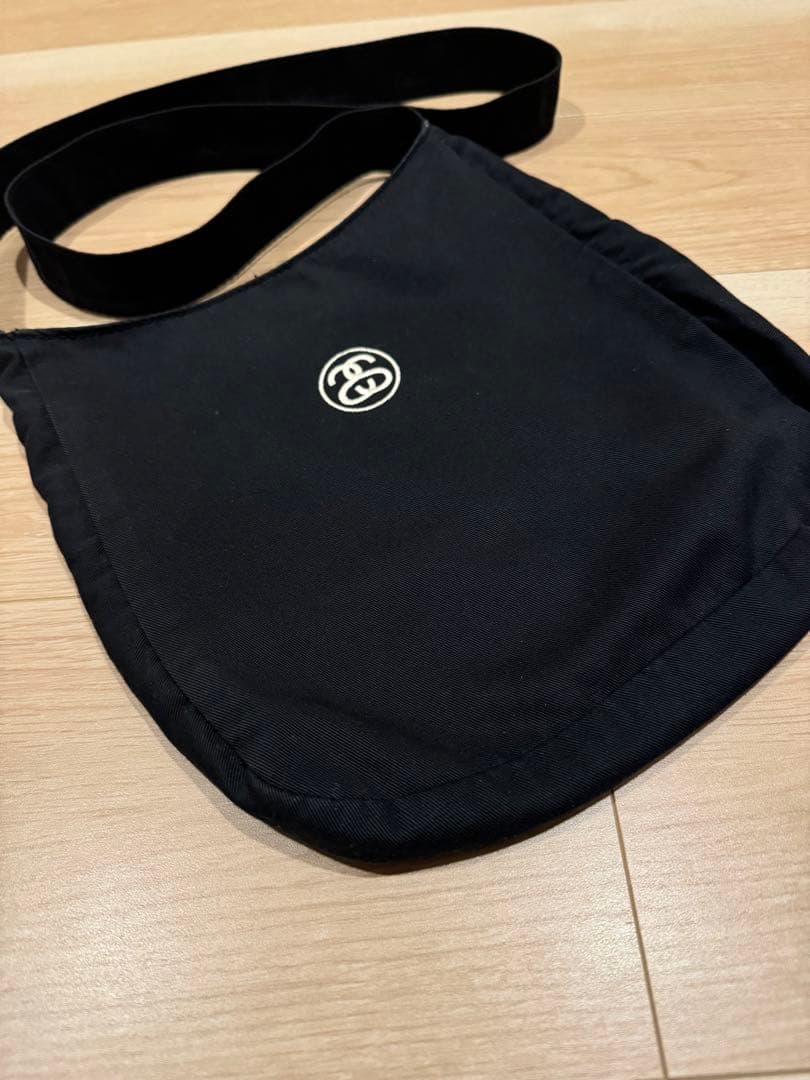 レア old stussy ショルダーバッグ サコッシュ 紺タグ 90s