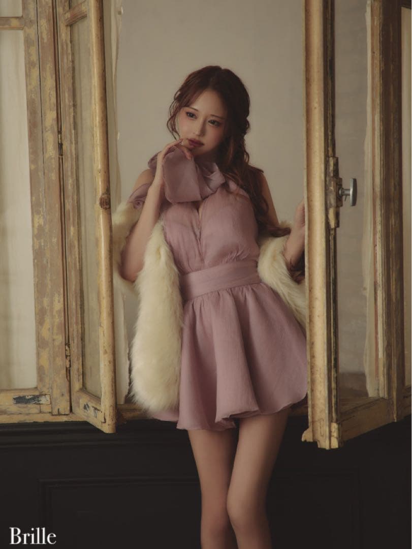 れみれみ　ドレス　Brille ピンク　S 新品未使用　タグ付き