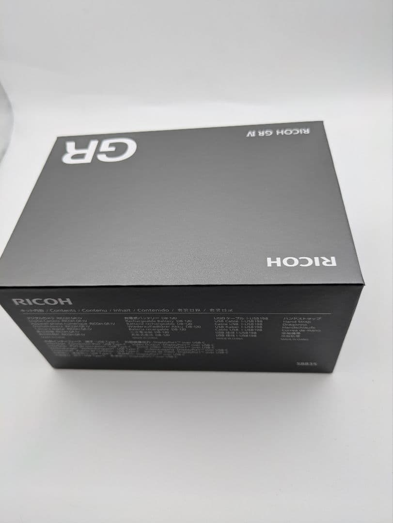 【新品未使用／メーカー保証1年】RICOH GR IV（GR4）