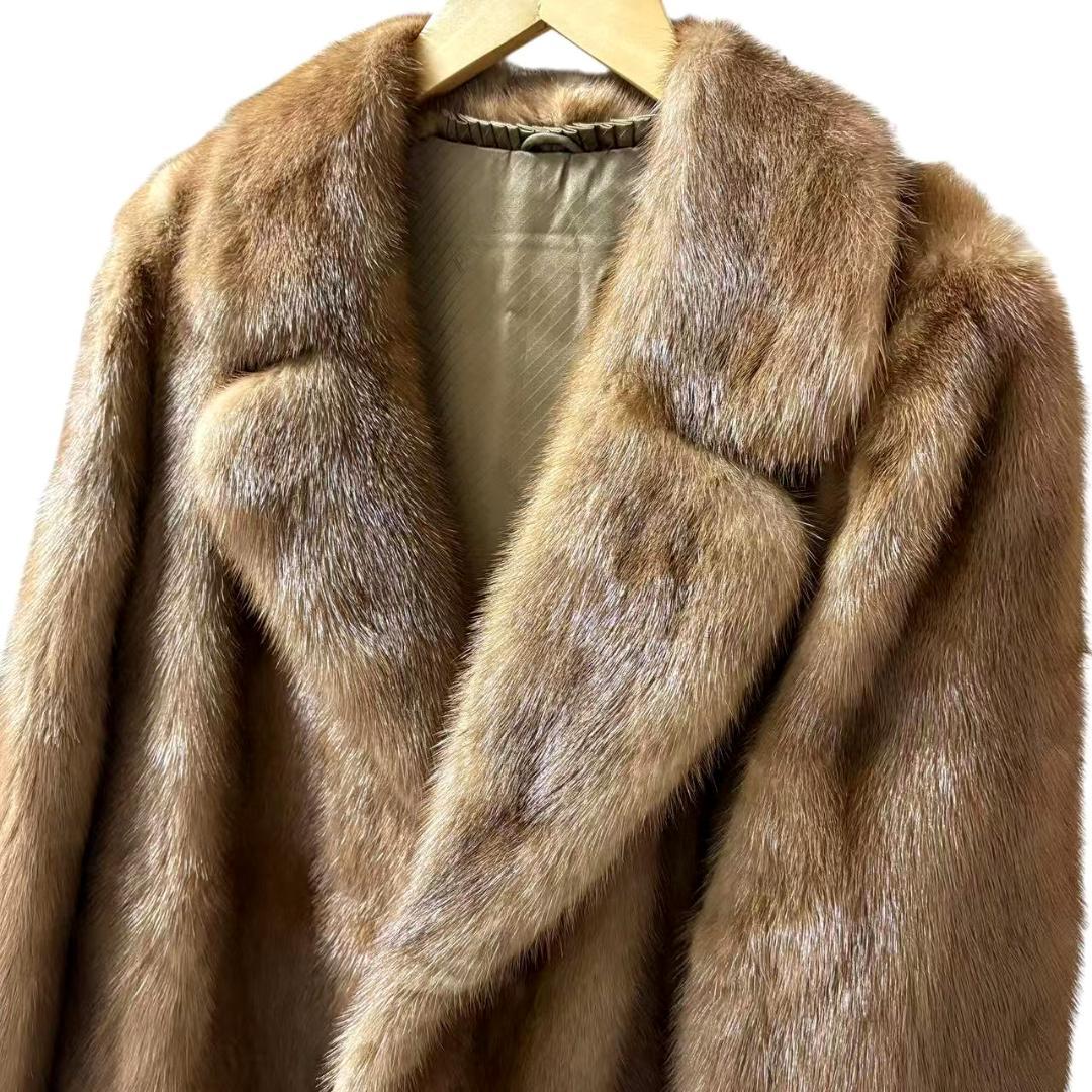 PARION　ミンクコート　優しい色合　毛皮　リアルファー　柔らか