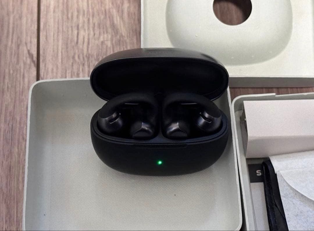 【美品】SHOKZ OPENDOTS ONE ブラックイヤーカフ型Dolby対応