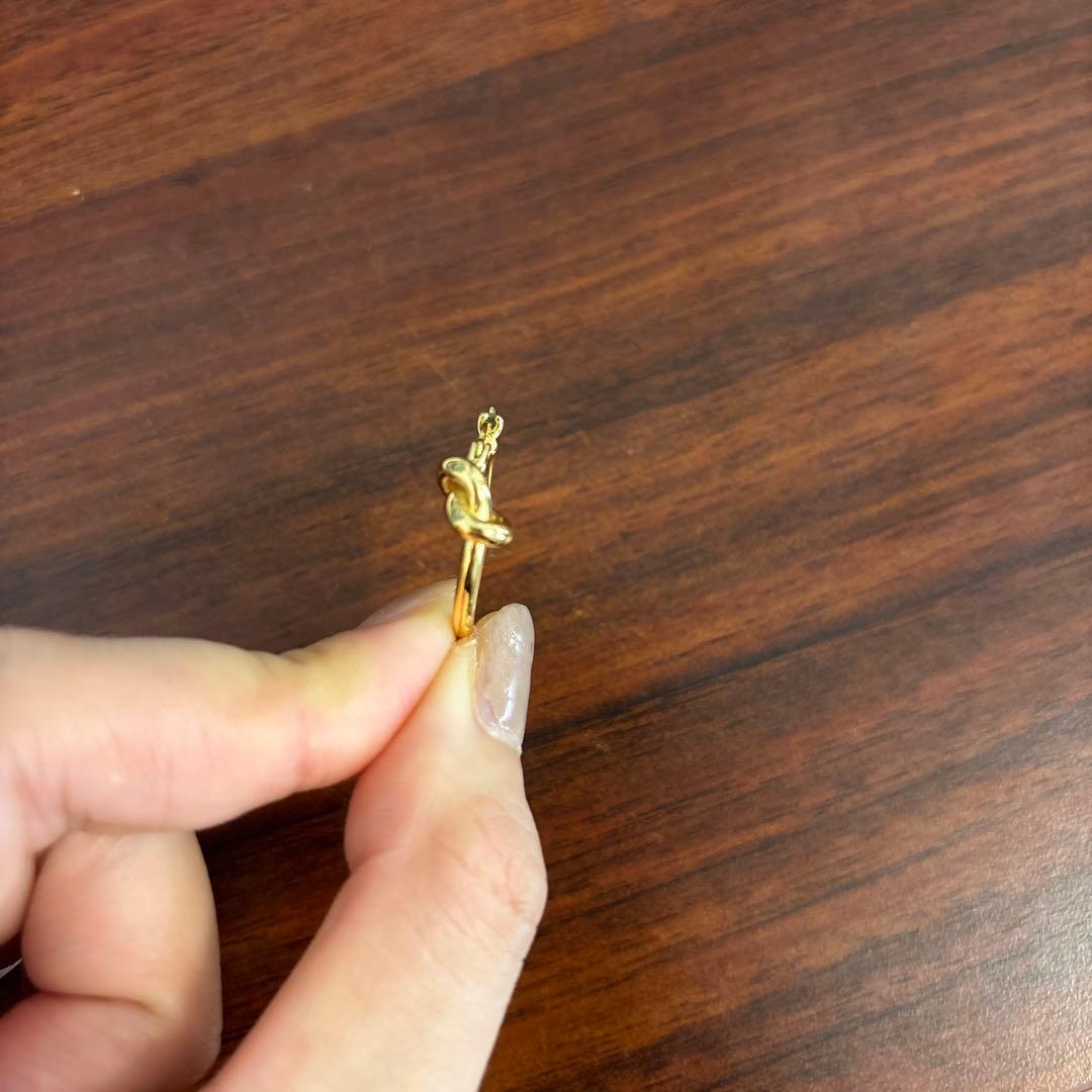 yu★◆CELINE ノット フープピアス 片耳