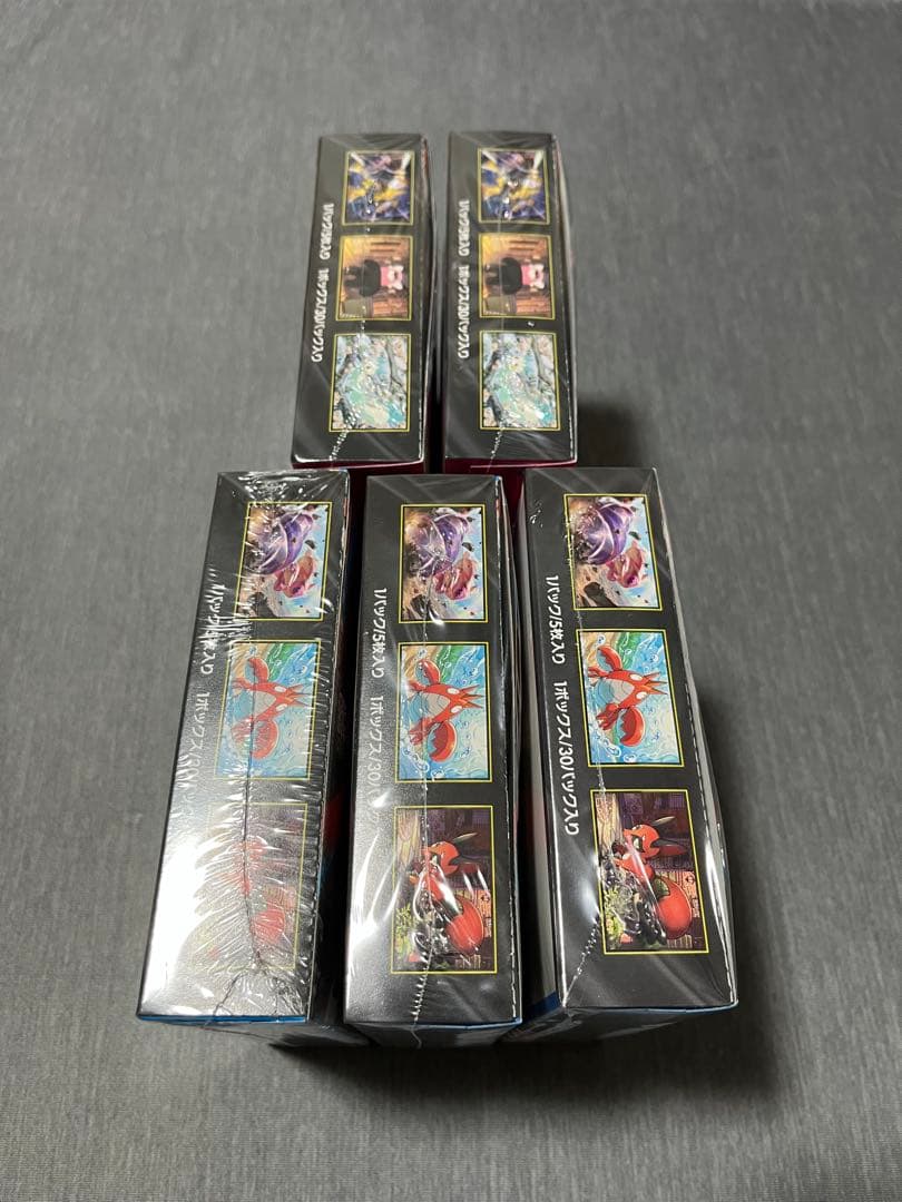 ポケモンカード　メガブレイブ　メガシンフォニア　5BOXセット　シュリンク付き