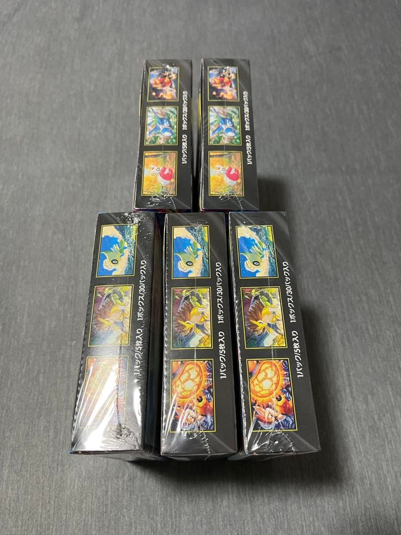 ポケモンカード　メガブレイブ　メガシンフォニア　5BOXセット　シュリンク付き