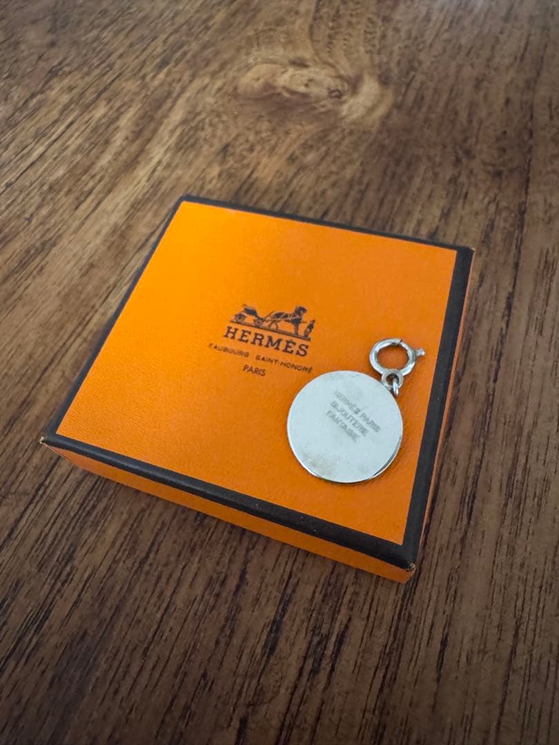 【10/18まで価格】HERMES セリエ　チャーム　ペンダントトップ　シルバー