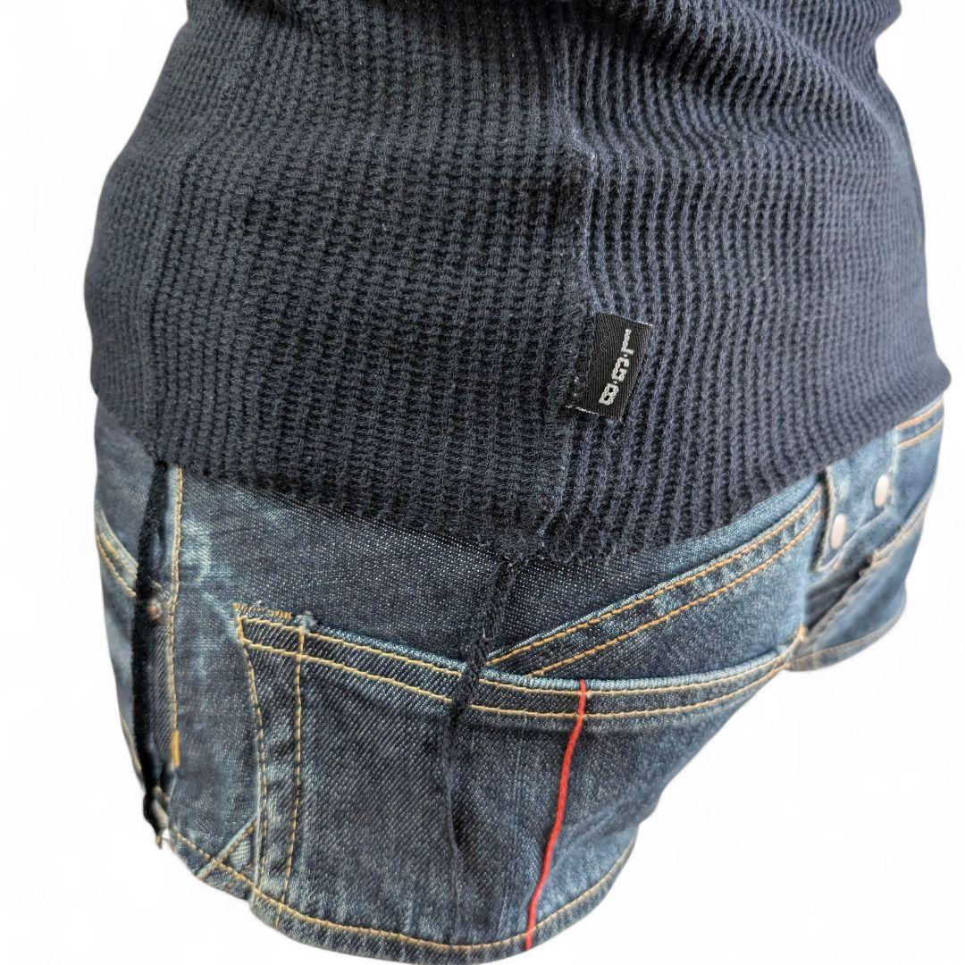 LGB 希少 ワッフル Ｔシャツ ブラック カットソー S