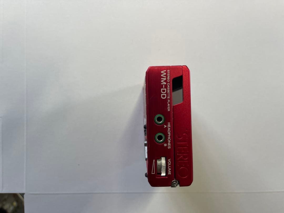 SONY WALKMAN DD カセットプレーヤー レッド