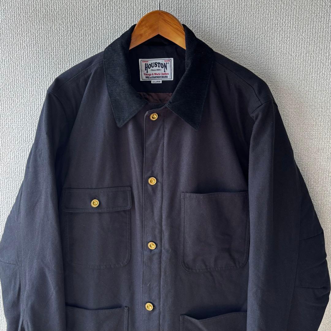 HOUSTON ソリッド ビエラ カバーオール XXL ヒューストン ジャケット