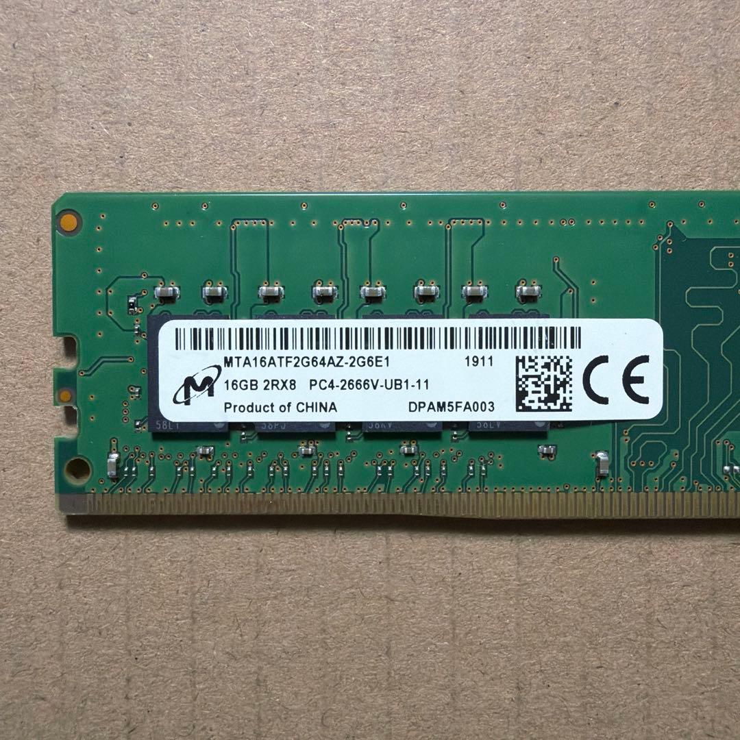 [25] デスクトップ PC メモリ16GB DDR4 2666