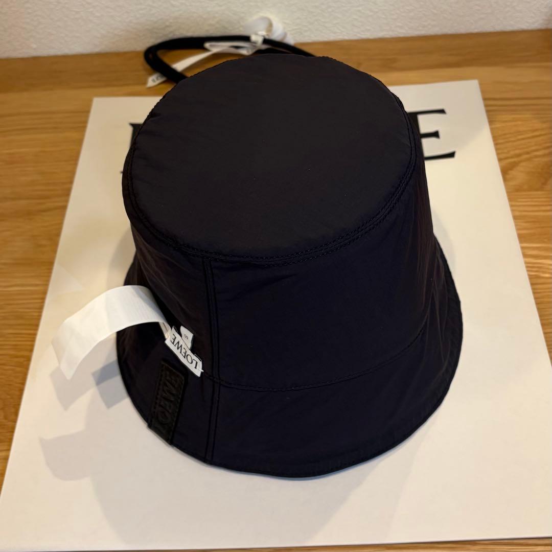 LOEWE リバーシブル　バケットハット ブラック
