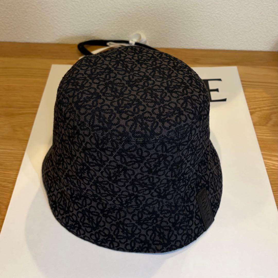 LOEWE リバーシブル　バケットハット ブラック