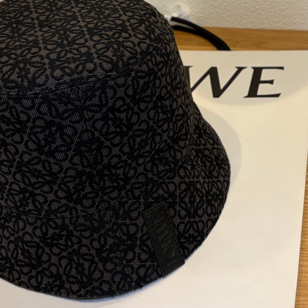 LOEWE リバーシブル　バケットハット ブラック