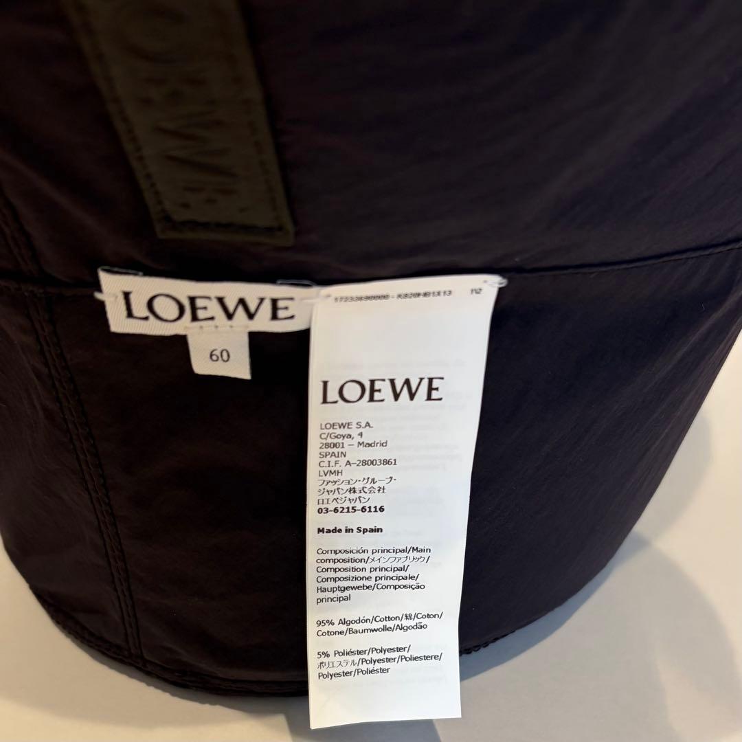 LOEWE リバーシブル　バケットハット ブラック