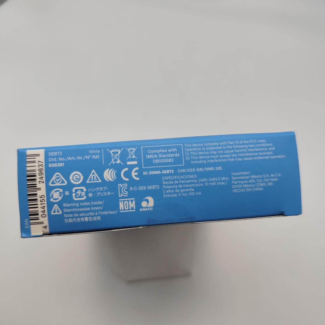 Sennheiser ブルートゥースイヤホン カナル型 CX-150BT 白