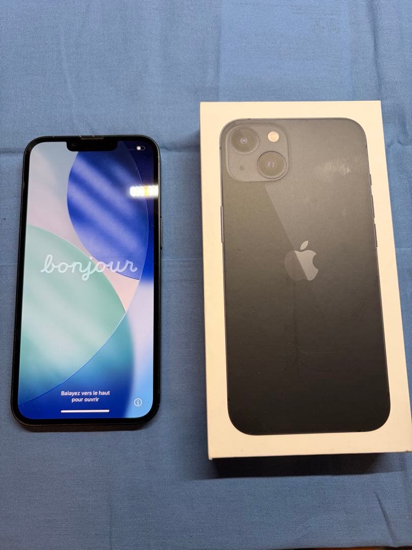 iPhone 13 128GB ミッドナイト 黒 残充電86%