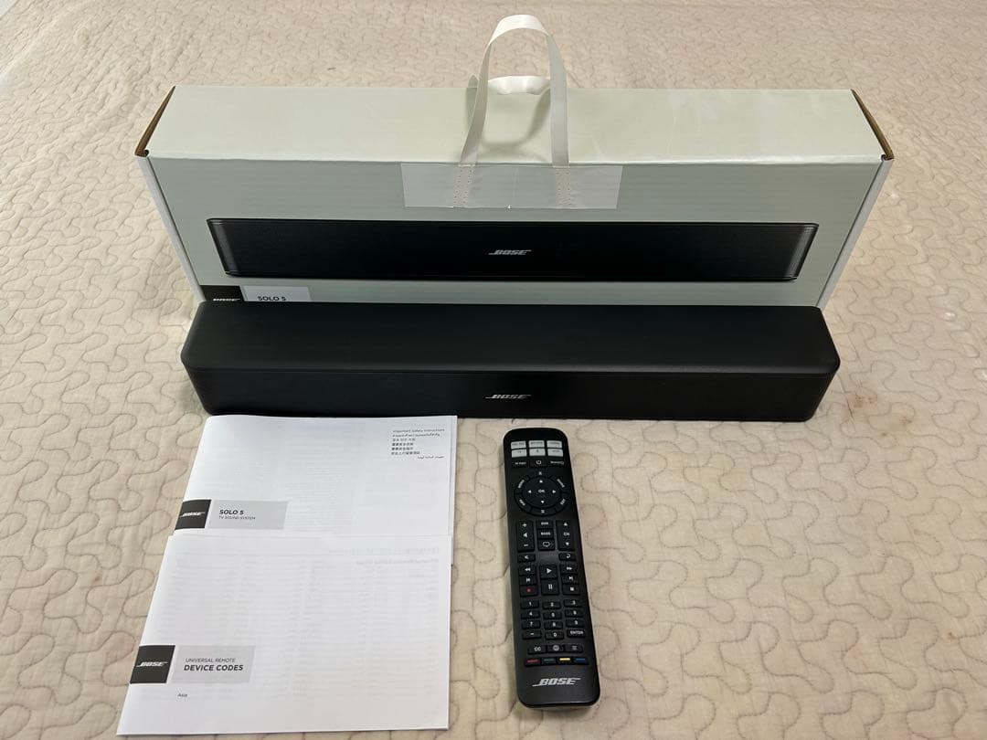 BOSE SOLO5 付属品、レシート付き