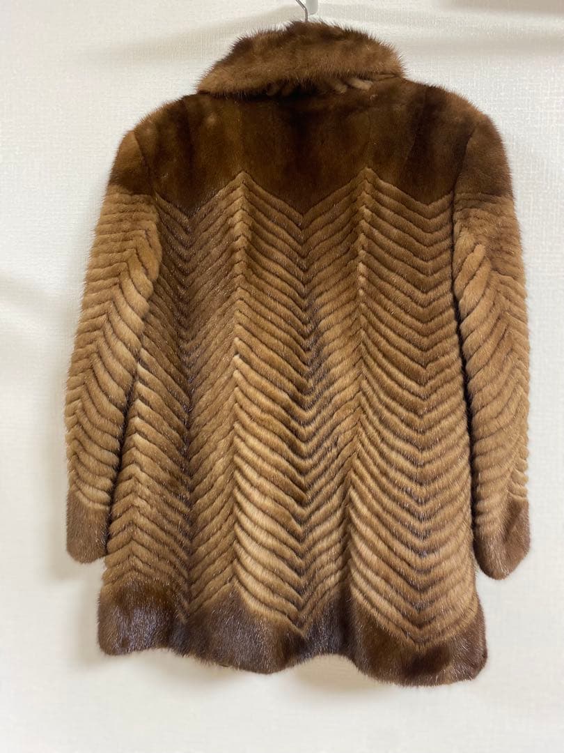 ミンクブラウンファーコート