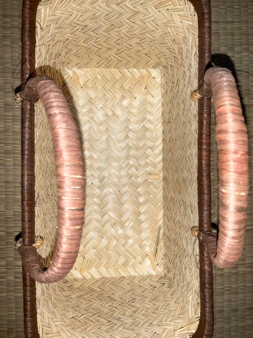 鳥越竹細工　市場かご　新品　大中小サイズ3点セット●期間限定●